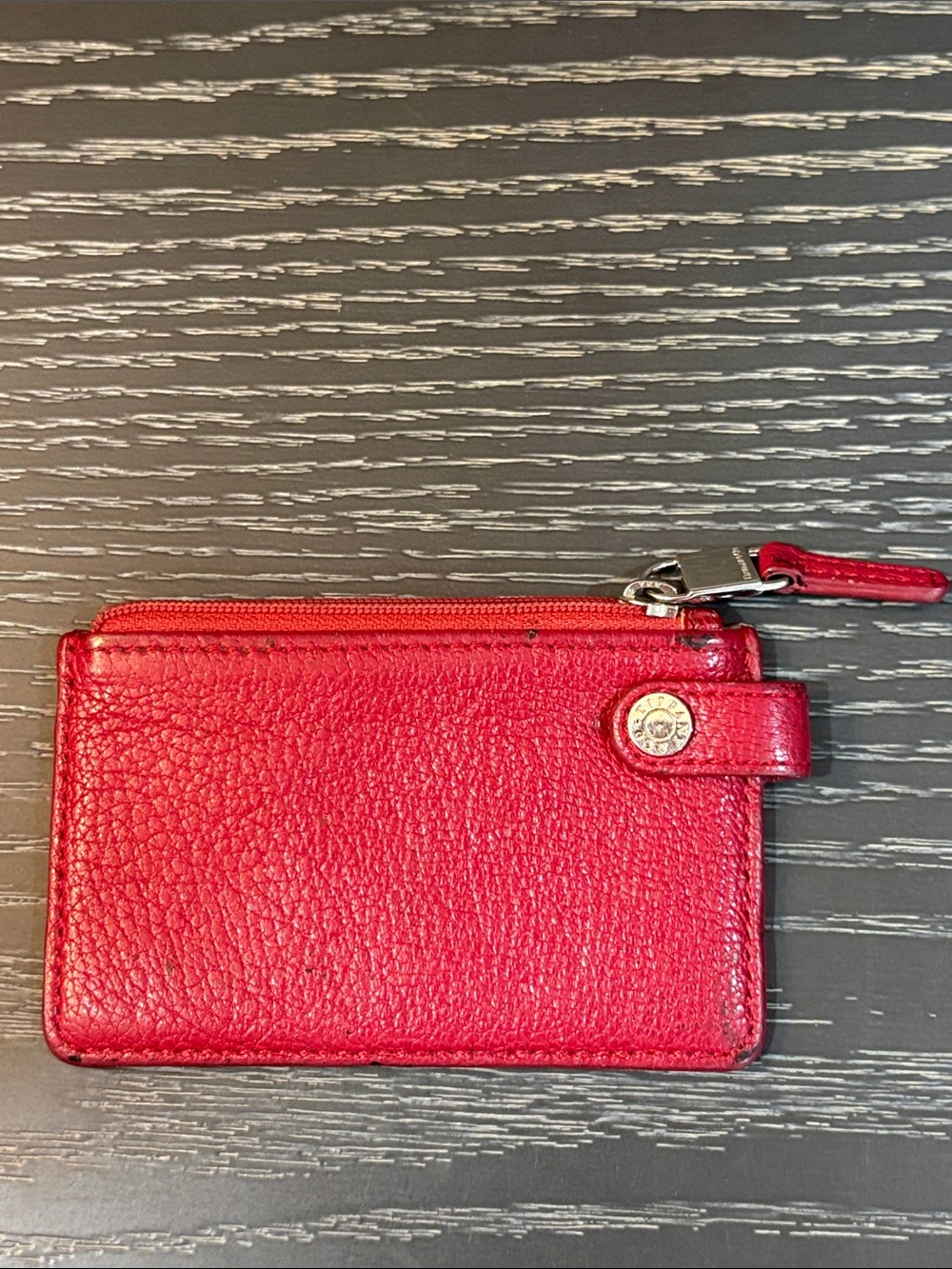 Tiffany Red Leather Card Holder